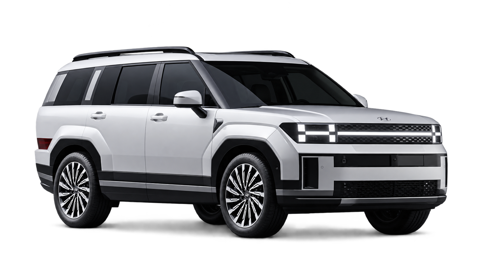 Hyundai Santa Fe blanco